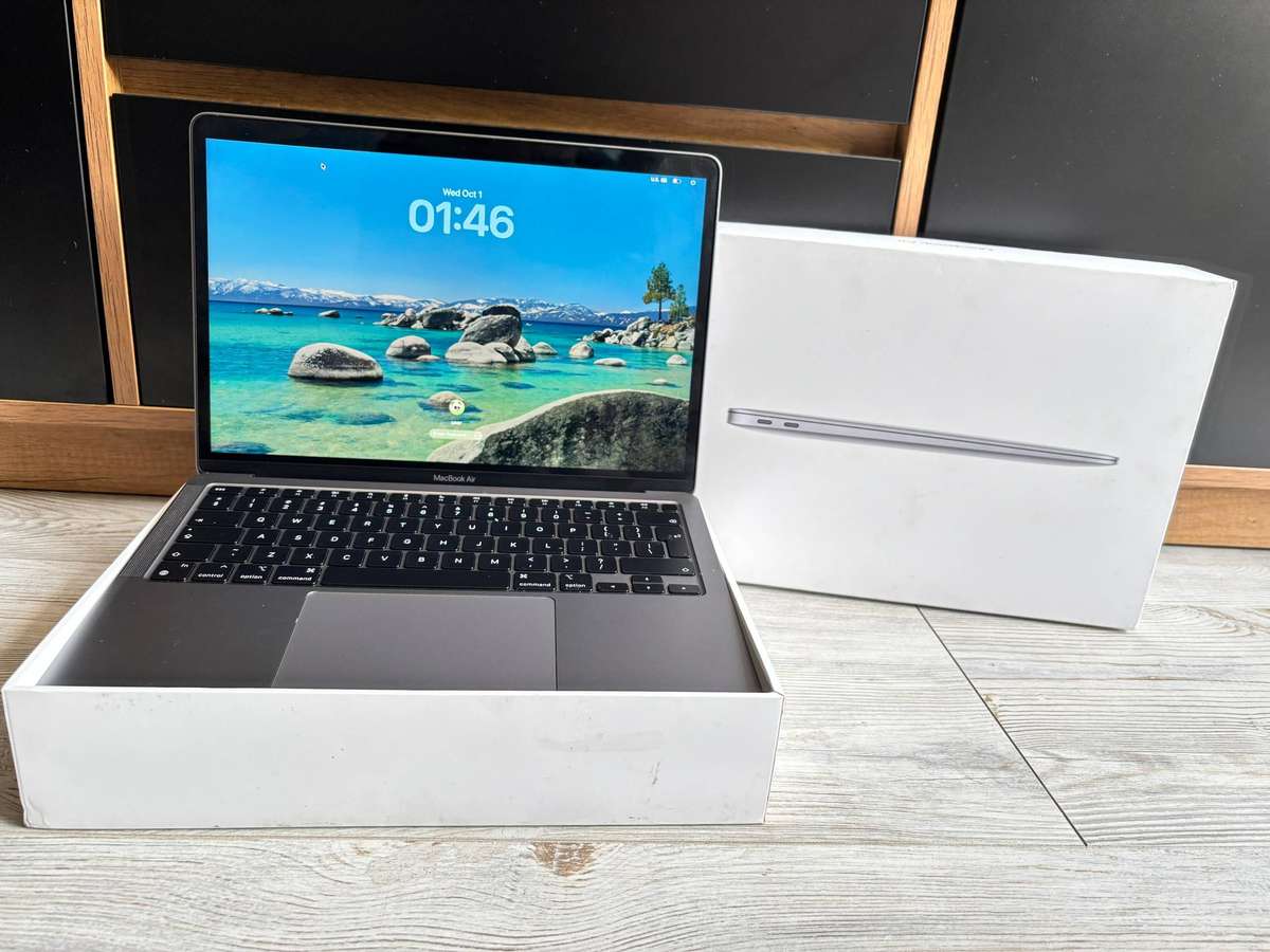 Apple MacBook Air 13-inch (2020)  M1 Chip | Space Gray  Fast, Silent & Efficient | Excellent