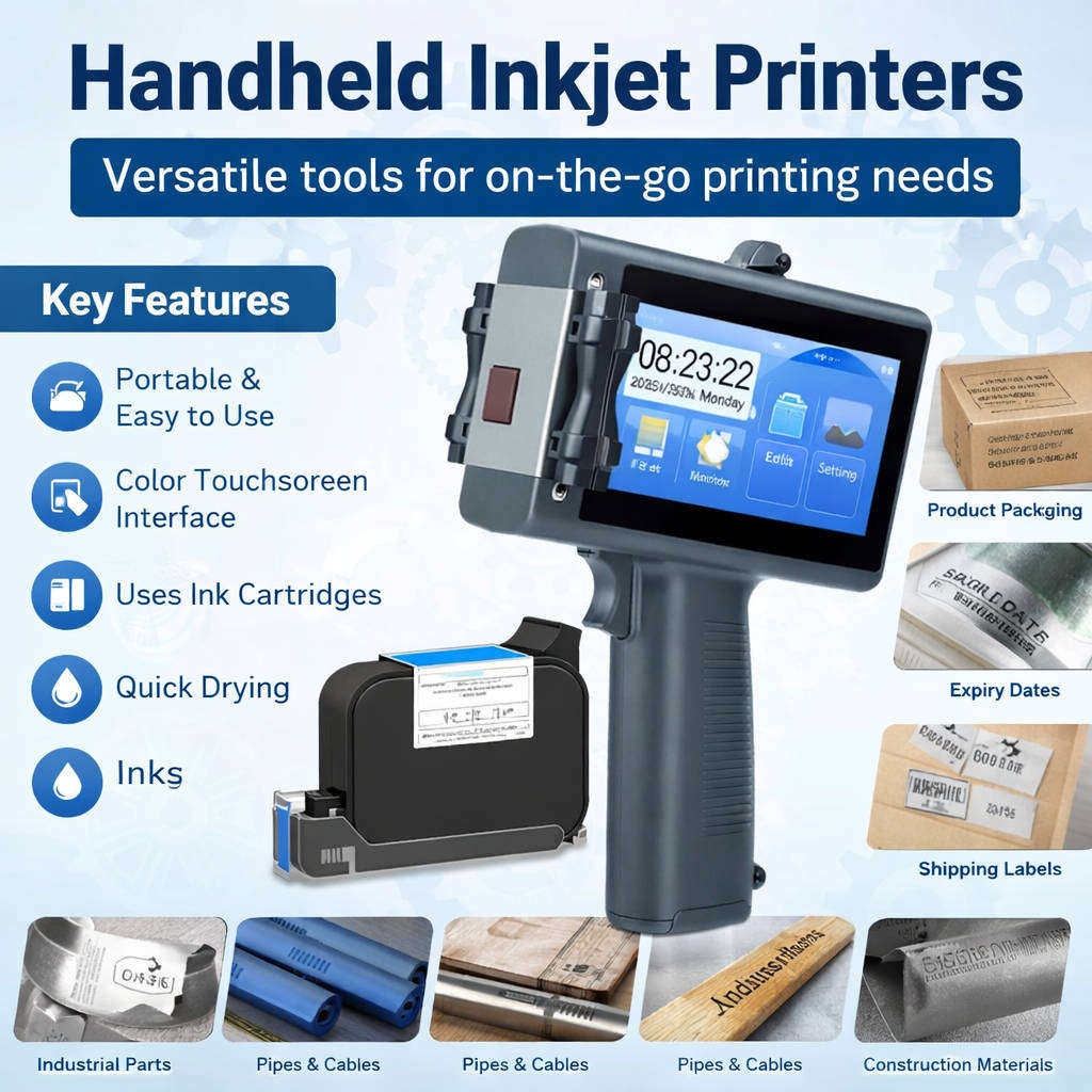 VEVOR GoPrinter 12.7mm Handheld Printer  Complete Kit