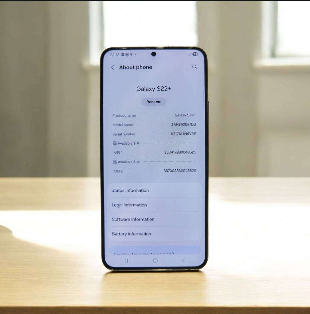 Samsung S22+ SM:S906E
