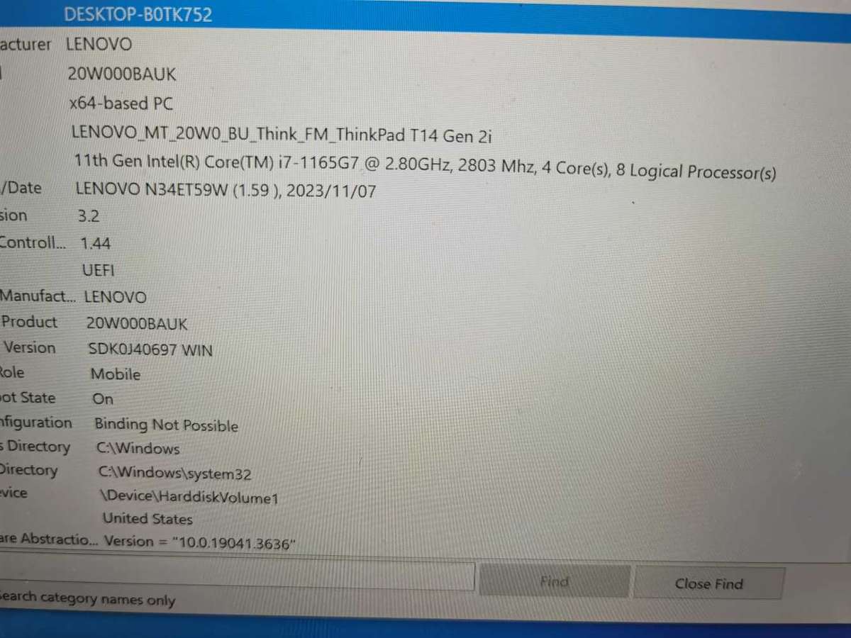 LENOVO T14 Gen 2,corei7 11th Generation