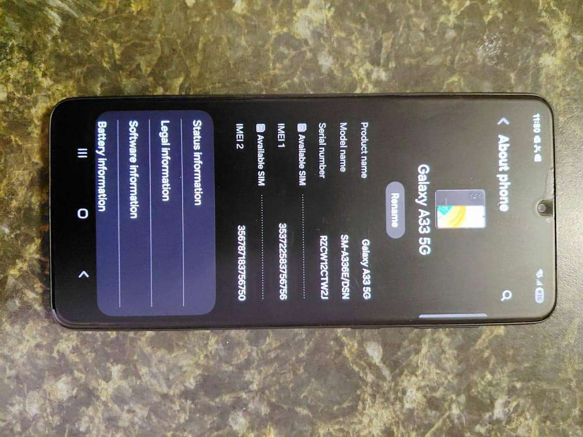 samsung A33 5G