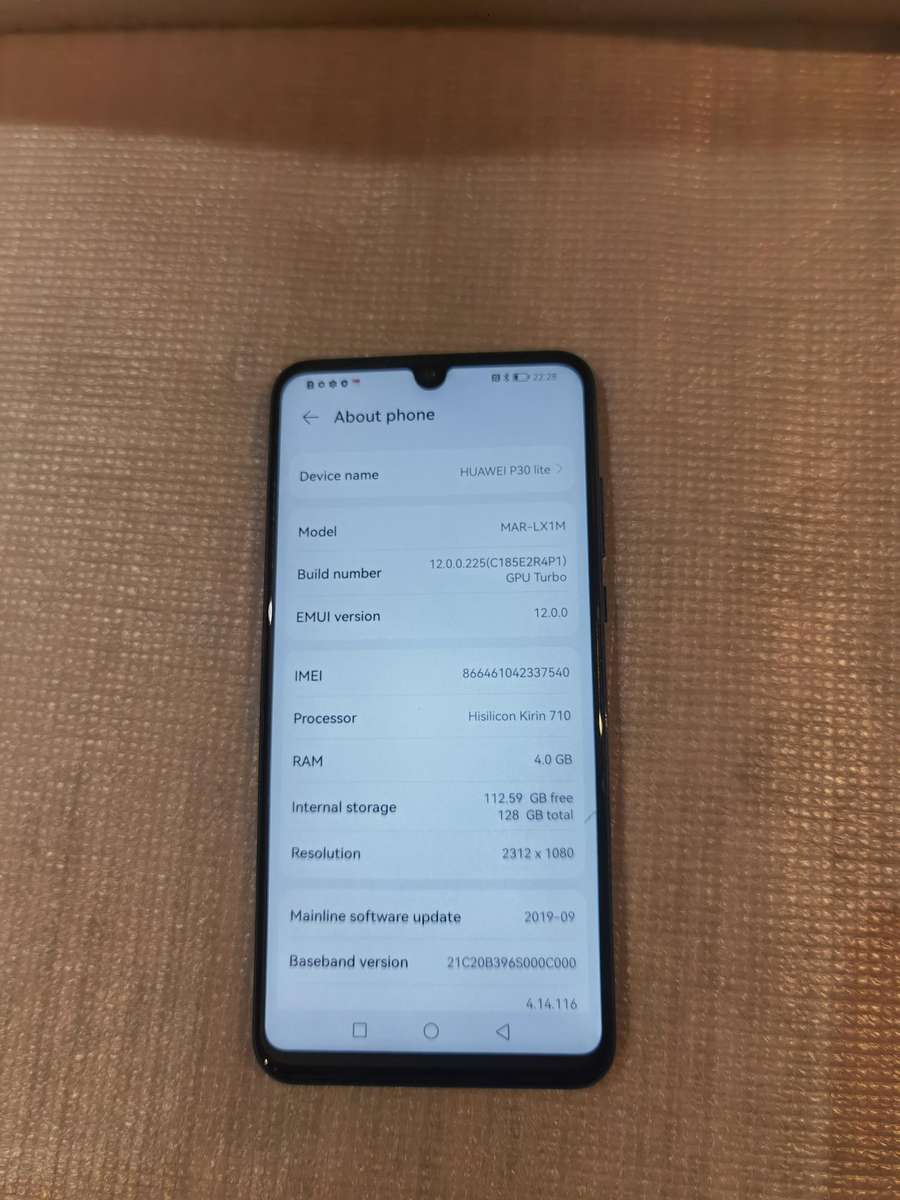 huawei p30 lite MAR-LX1M