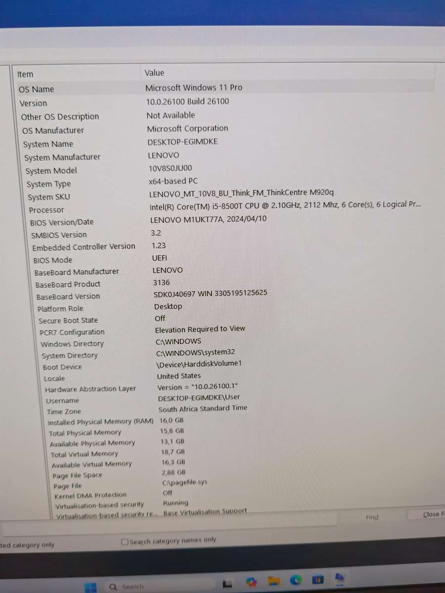 lenovo think centre TIO22 GEN 3 NON-TOUCH