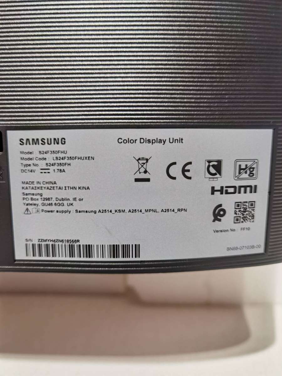 Samsung monitor S24f350fhu