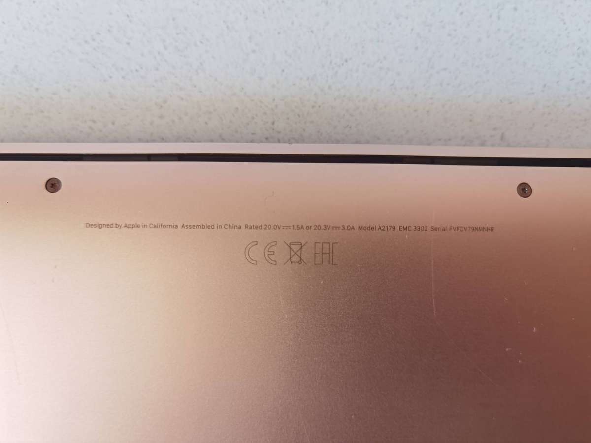 apple macbook air 9.1 A2179