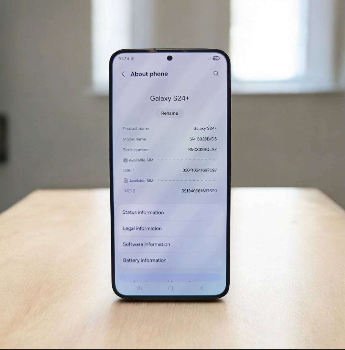 Samsung S24+ SM-S926B/DS