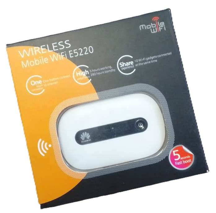 HUAWEI E5220 WI-FI HOTSPOT POCKET ROUTER *NEW - OPEN BOX*