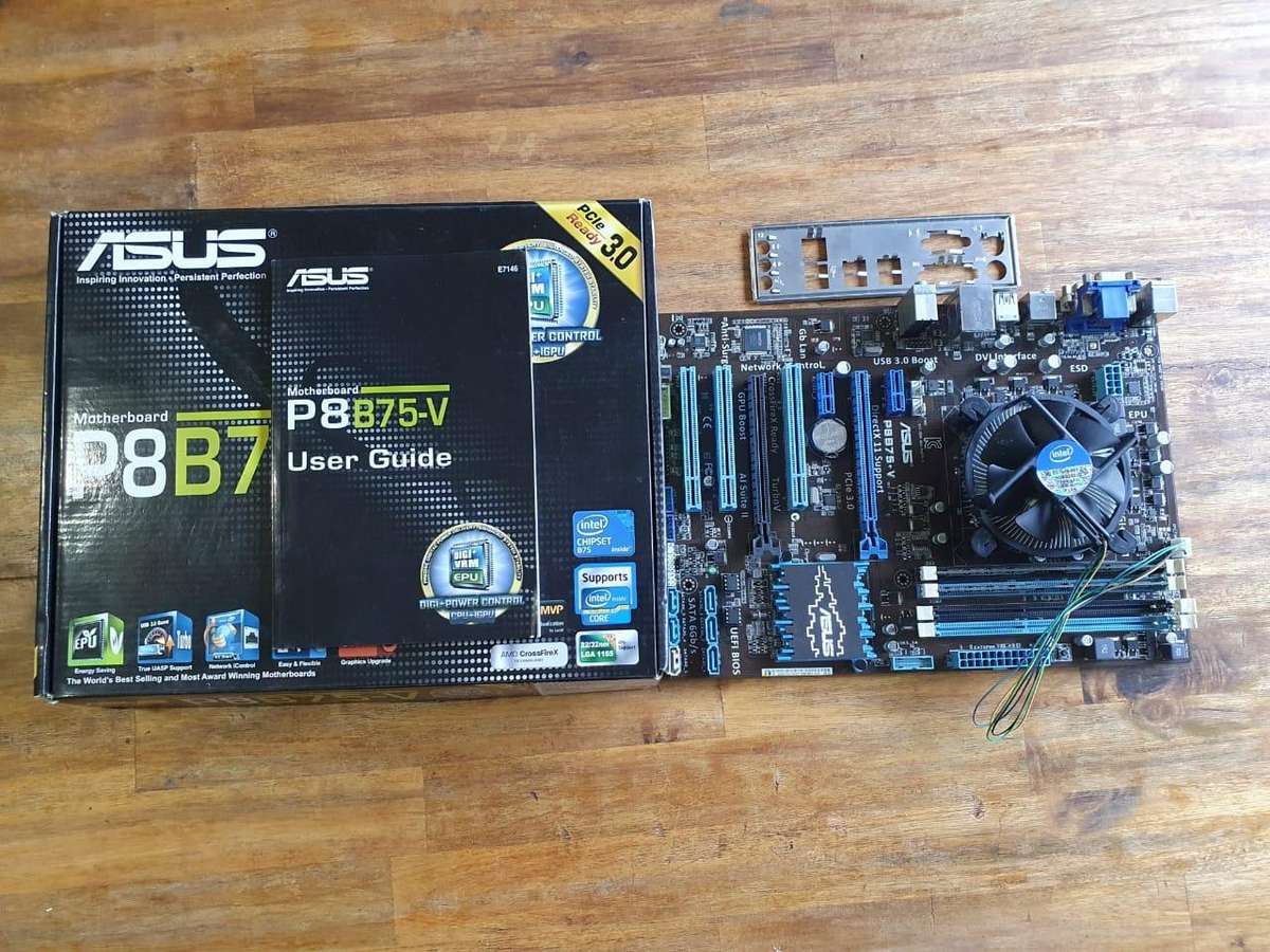 i5-3470, 16GB RAM, Asus P8B75-V motherboard