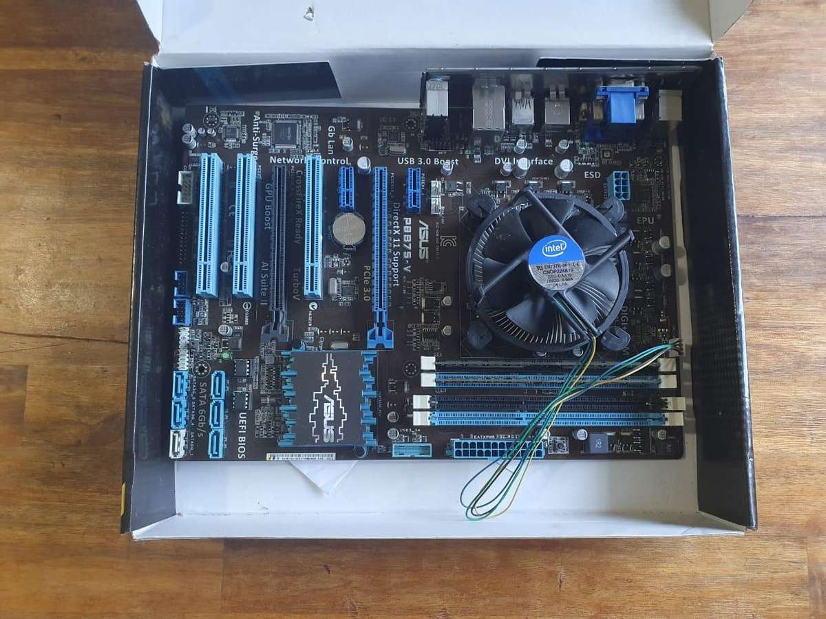i5-3470, 16GB RAM, Asus P8B75-V motherboard