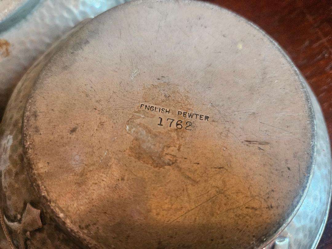 Antique Pewter Tea Set