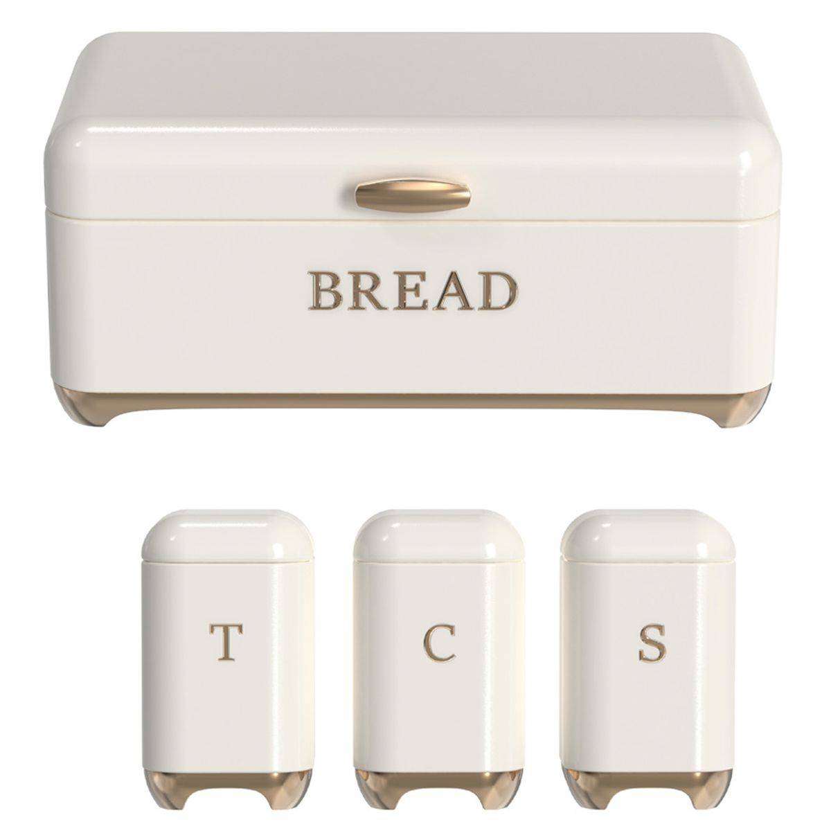 BREAD BIN AND CANISTER SET