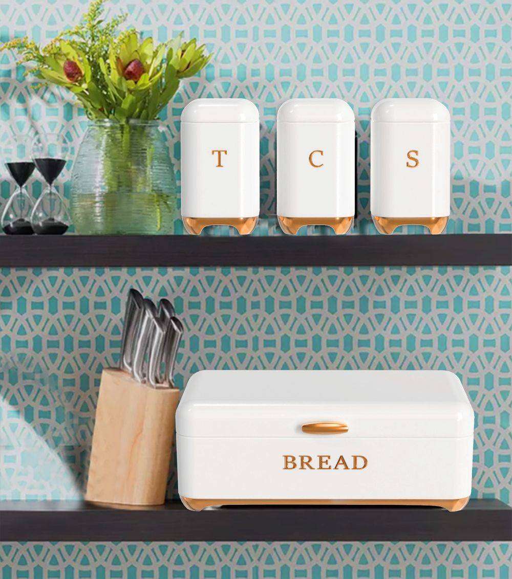 BREAD BIN AND CANISTER SET