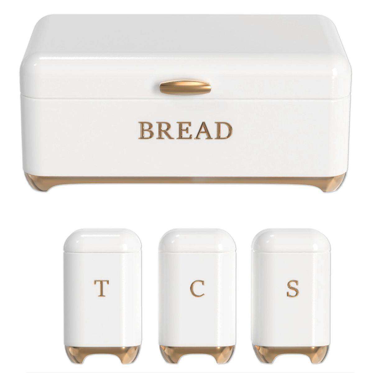 BREAD BIN AND CANISTER SET