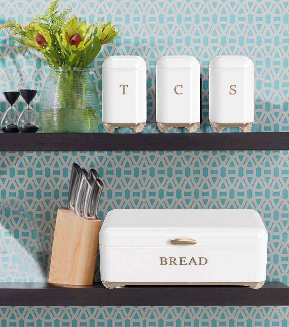 BREAD BIN AND CANISTER SET