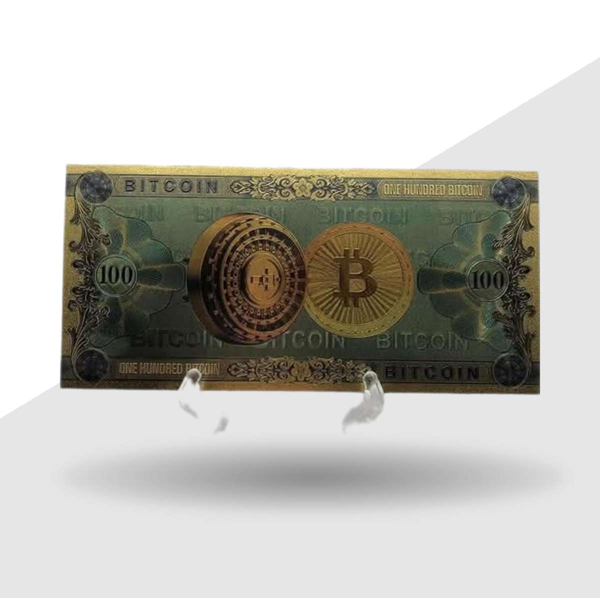 Certified 100 Bitcoin Collection Banknotes