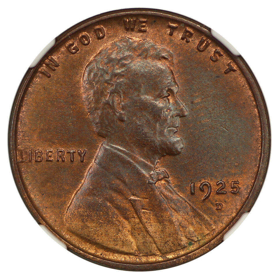 1925 D MS64RB/RD AND MS63RB