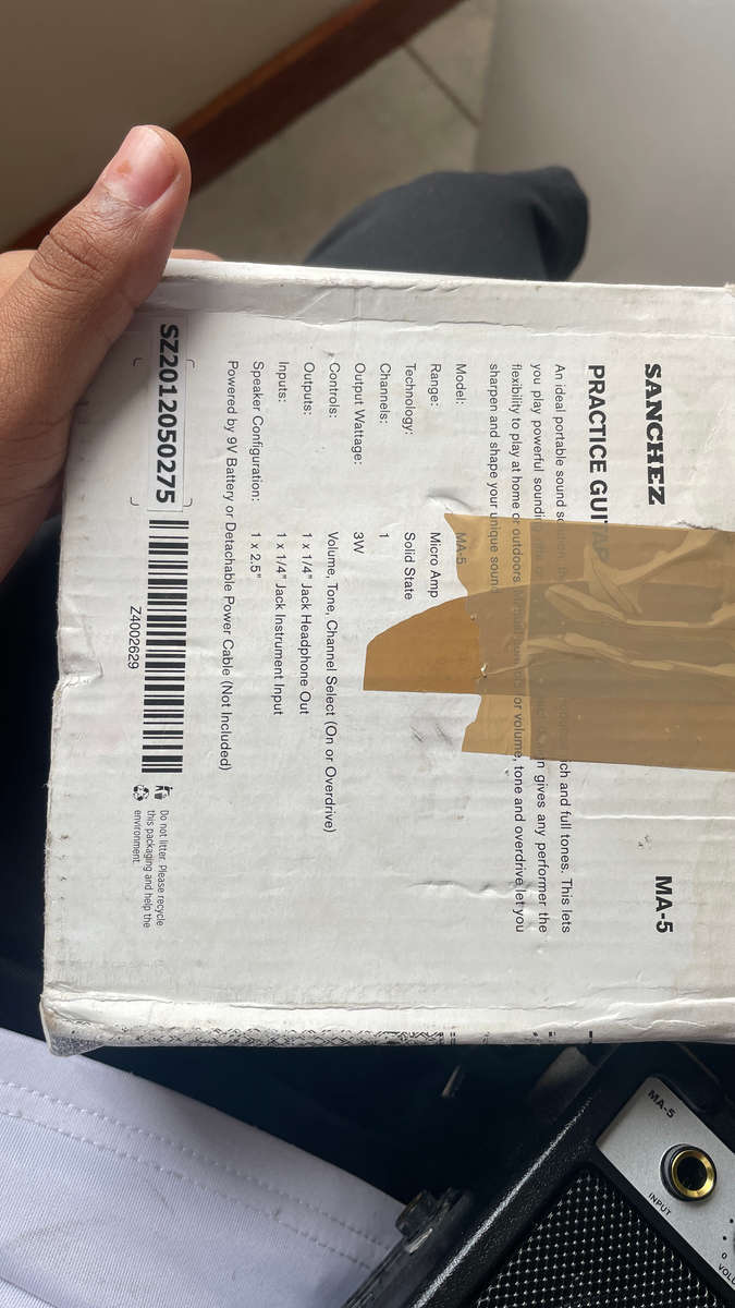 Sanchez Practice Guitar AMP MA-5