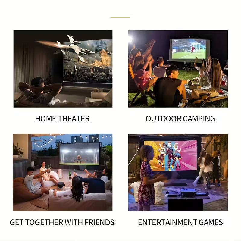 Compact Mini Projector - Power Adapter Included!