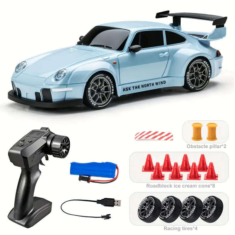 RC Drift Racer Kit  1:24 Porsche 911