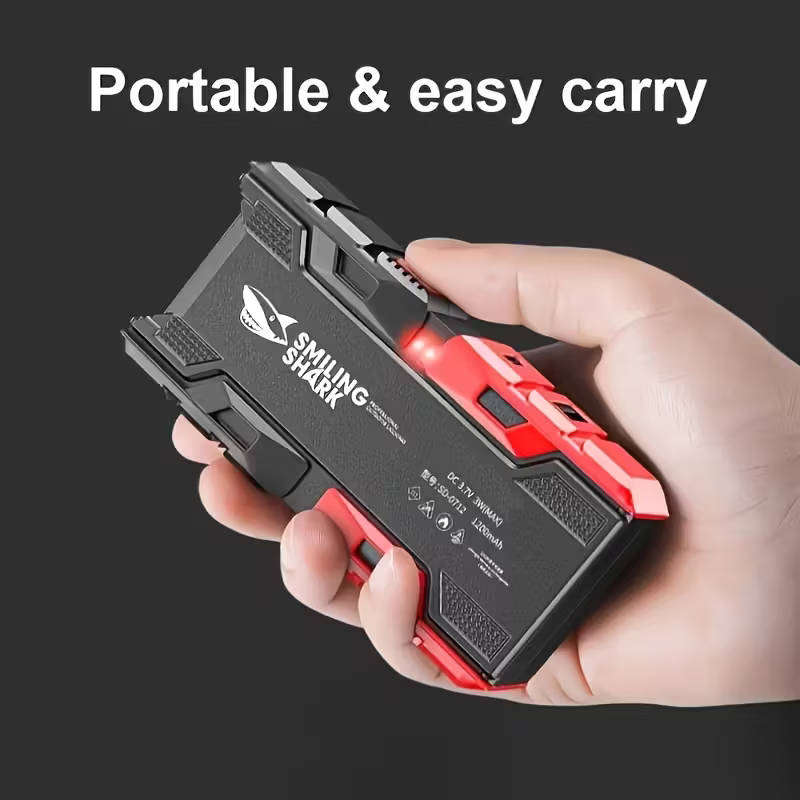 Smiling Sharks Flashlight + Power Bank | USB-C Rechargeable | Type-A Output