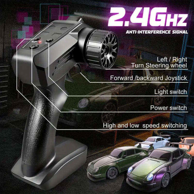 RC Drift Racer Kit  1:24 Porsche 911