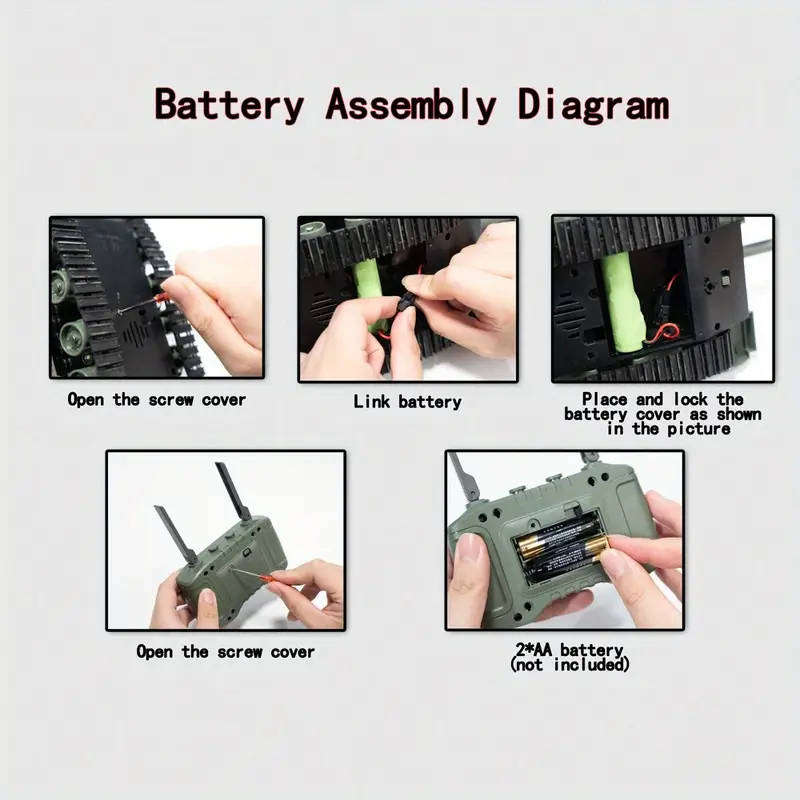 1:24 Remote Control Tank Model - Fires BBs