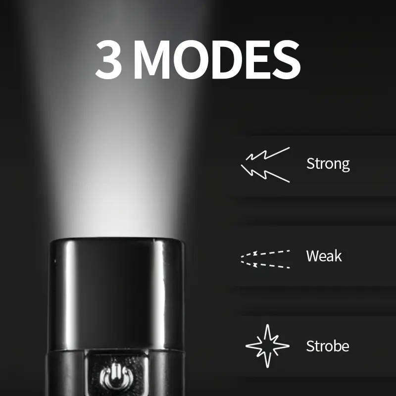 SMILING SHARK 617A Ultra Bright LED Flashlight + Powerbank Combo