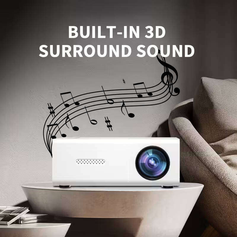 Compact Mini Projector - Power Adapter Included!