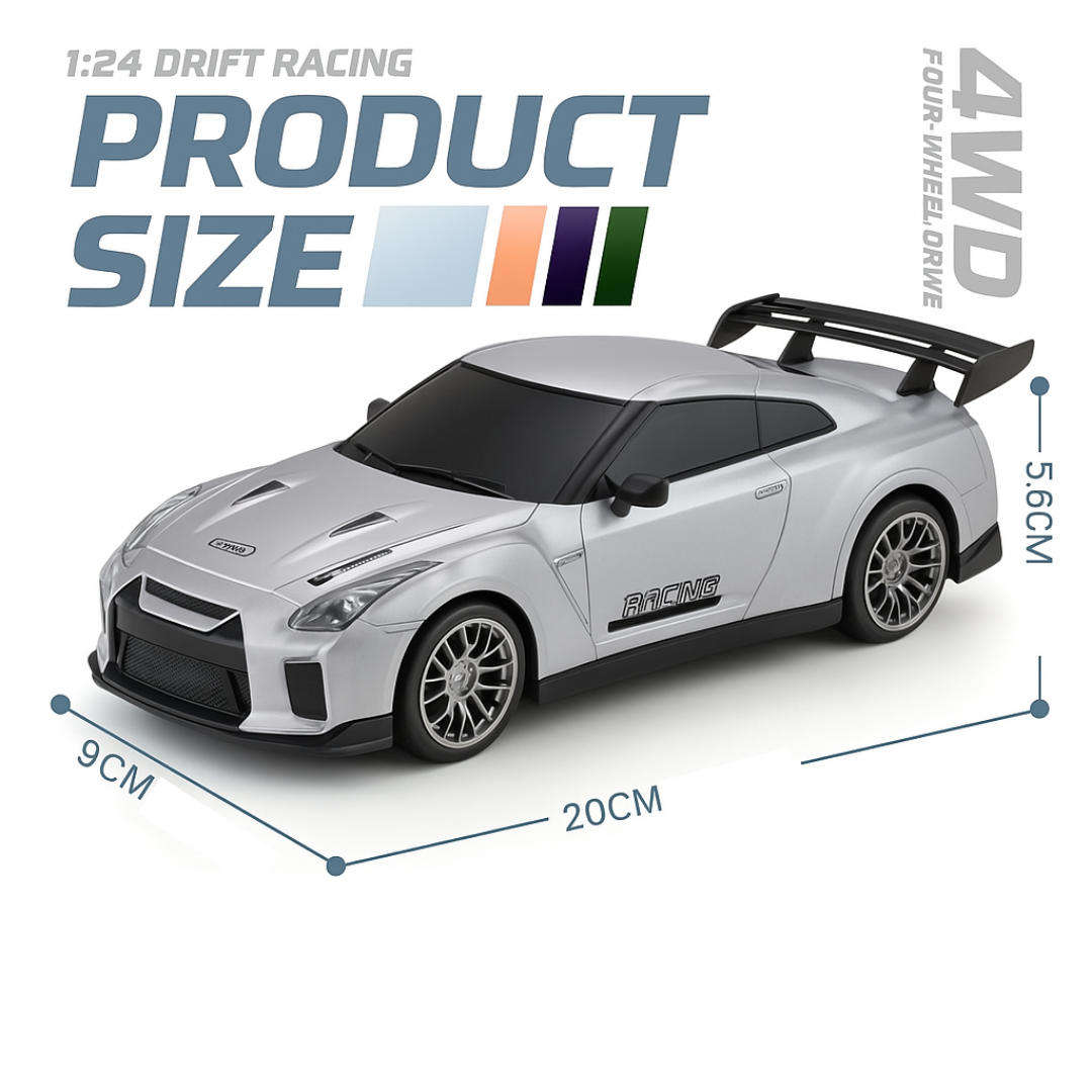 RC Drift Racer Kit  1:24 Nissan GTR