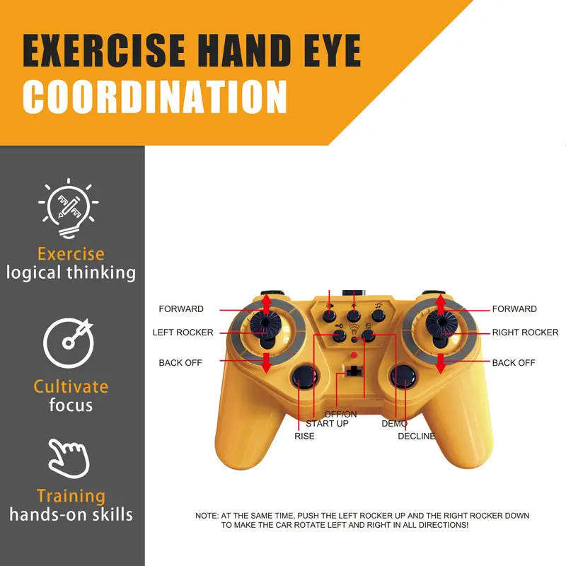 RC Dump Truck Toy  Heavy-Duty Remote-Controlled Construction Vehicle