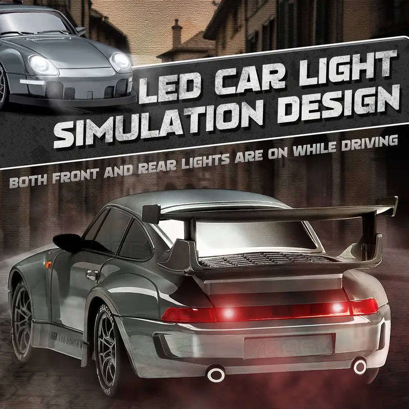 RC Porsche 911 Themed Drift Racer Kit  1:24