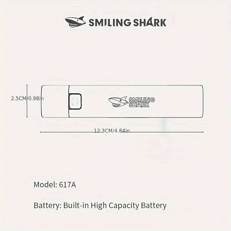 SMILING SHARK 617A Ultra Bright LED Flashlight + Powerbank Combo