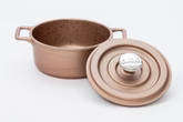 14cm Granite Cast mini deep pot with lid - durable cookware for South African kitchens