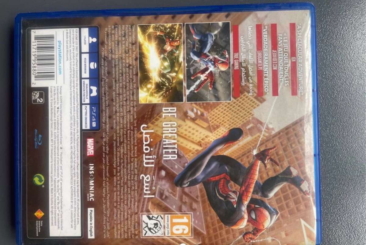 Spider-man PS4
