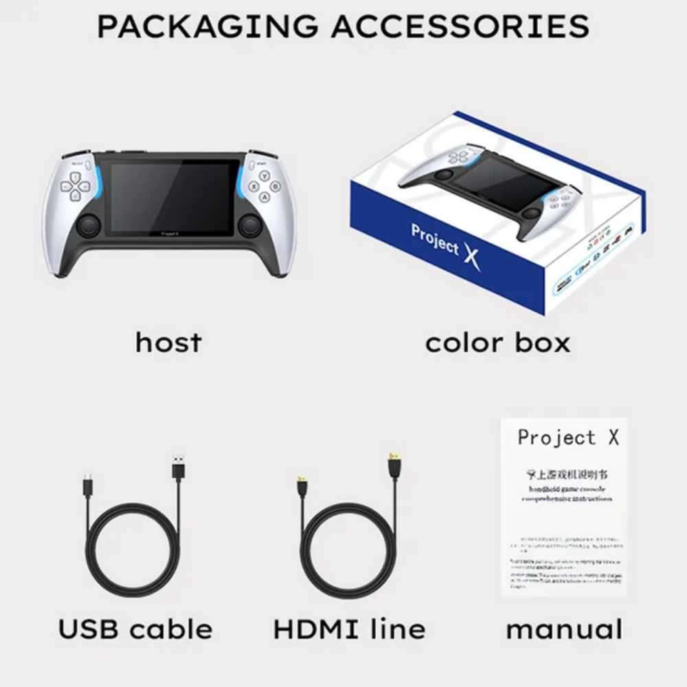 PROJECT X HANDHELD RETRO GAMING CONSOLE