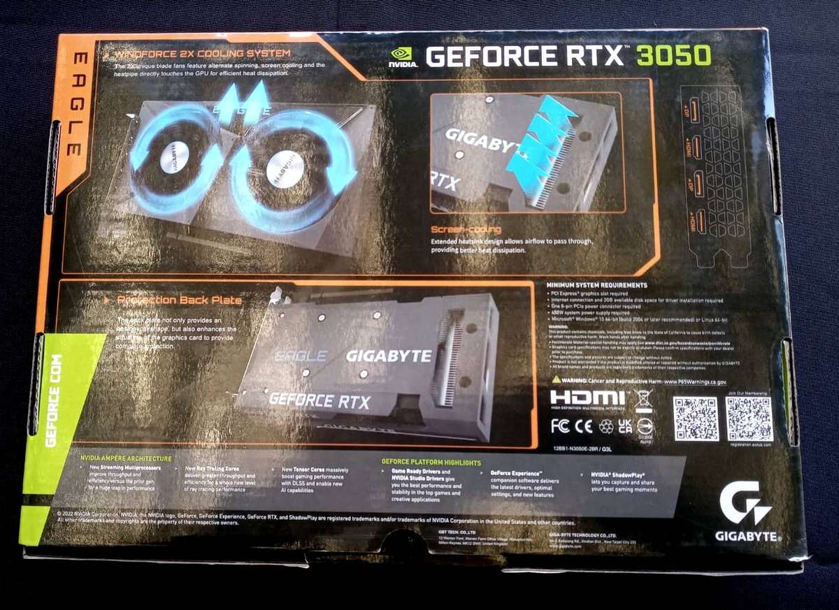 GeForce RTX 3050 EAGLE OC 8G