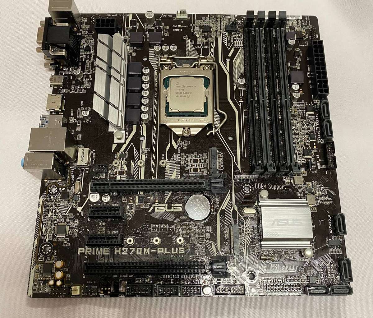 Intel Core i7-7700 + Asus Prime H270M-Plus Motherboard Bundle (Perfect Budget Setup)
