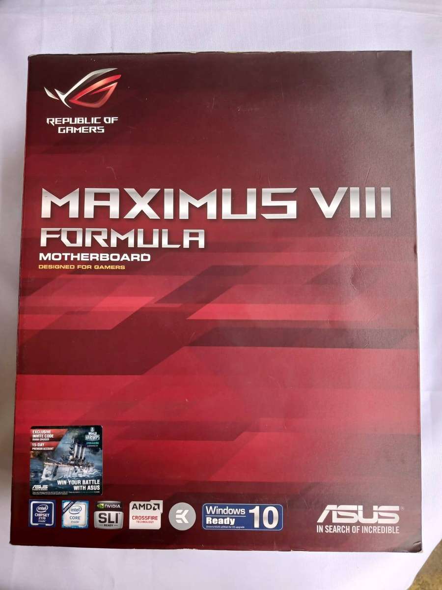 Motherboard Asus Maximus VIII Formula 6 and 7th gen