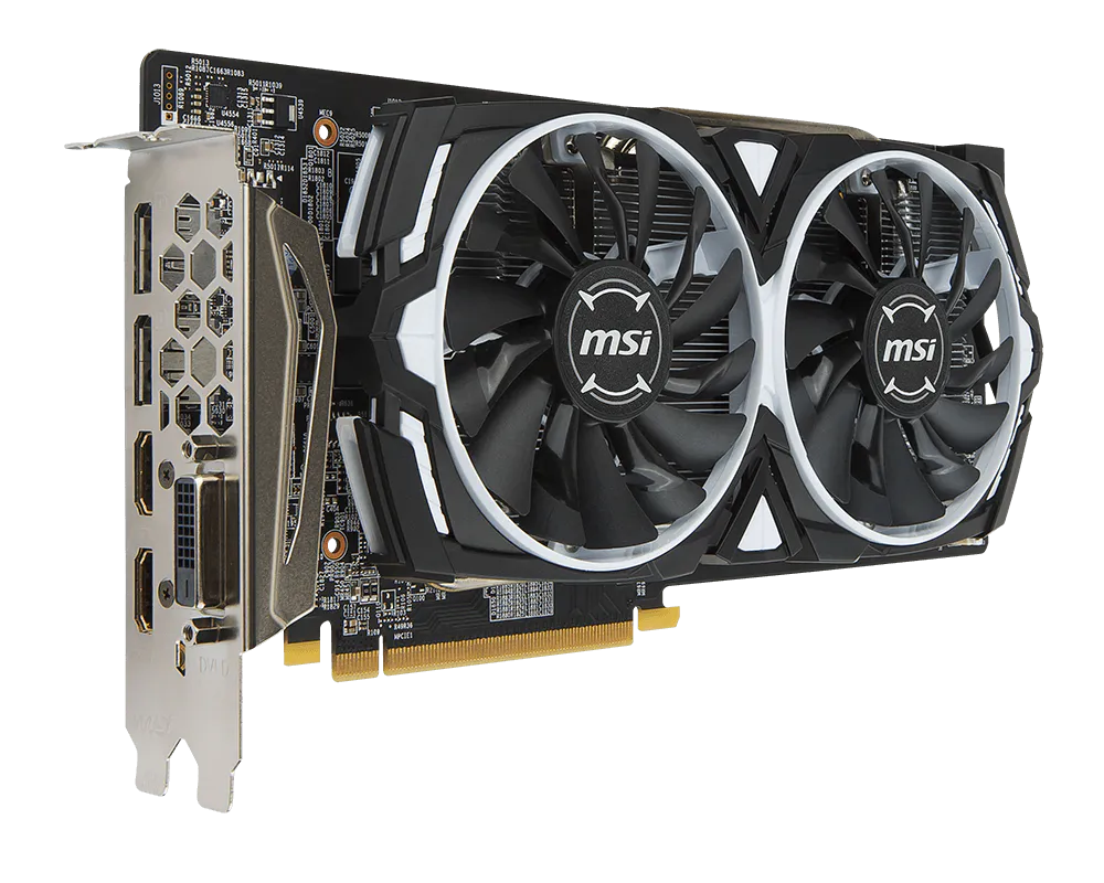 MSI RADEON RX 580 ARMOR 8GB GDDR5  PROFESSIONALLY REFURBISHED & FULLY TESTED