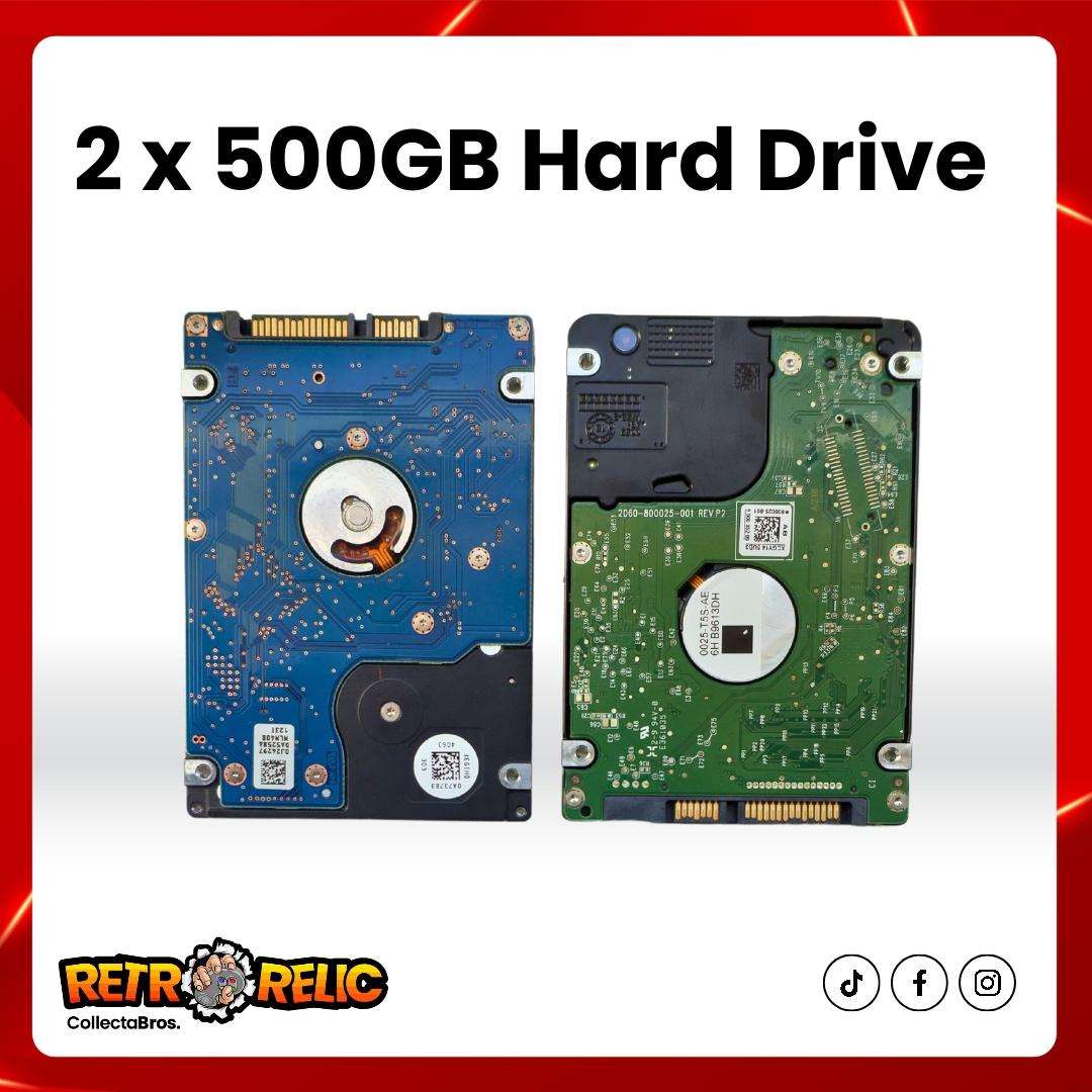 Two 500GB Hard Drive Bundle