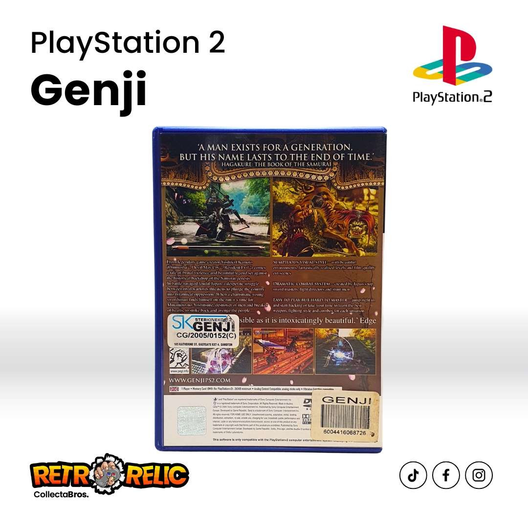 PlayStation Two  Genji (PS2) videogame - Pre-Owned