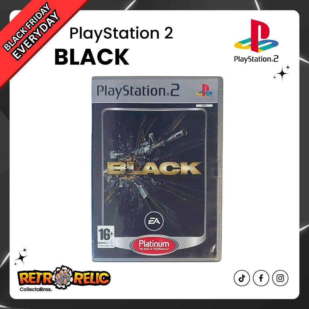 Black Platinum PlayStation Two (PS2) videogame