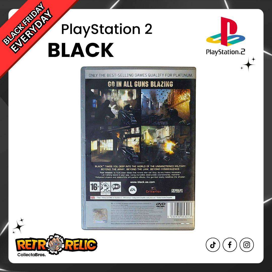 Black Platinum PlayStation Two (PS2) videogame