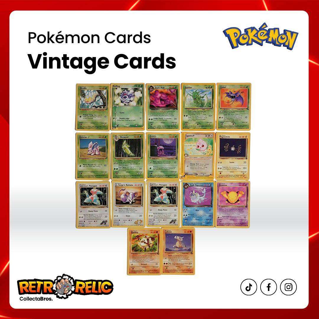 Pokémon Original Vintage Cards