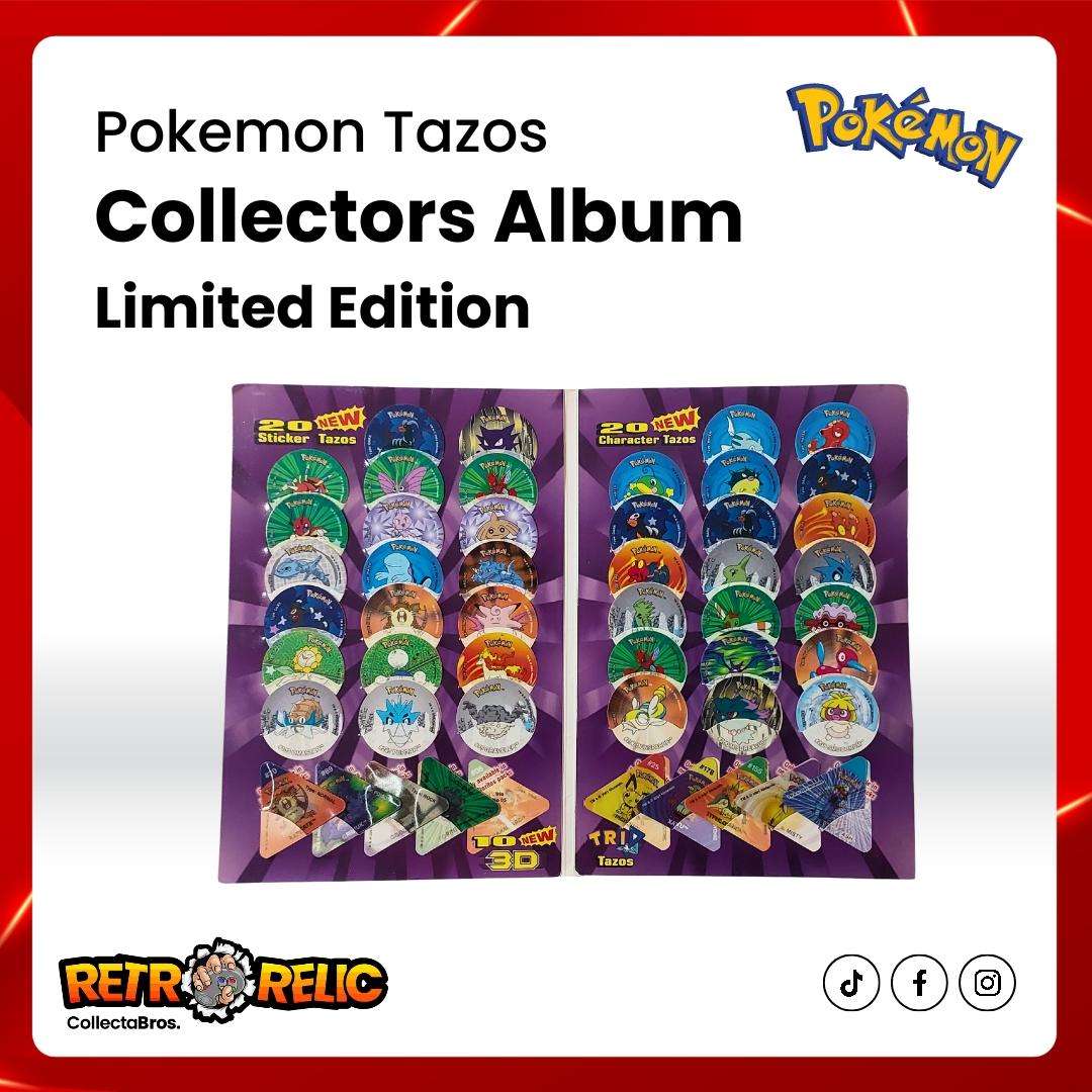 Pokémon Tazo's Last Ever Collectors Album with Tazo's