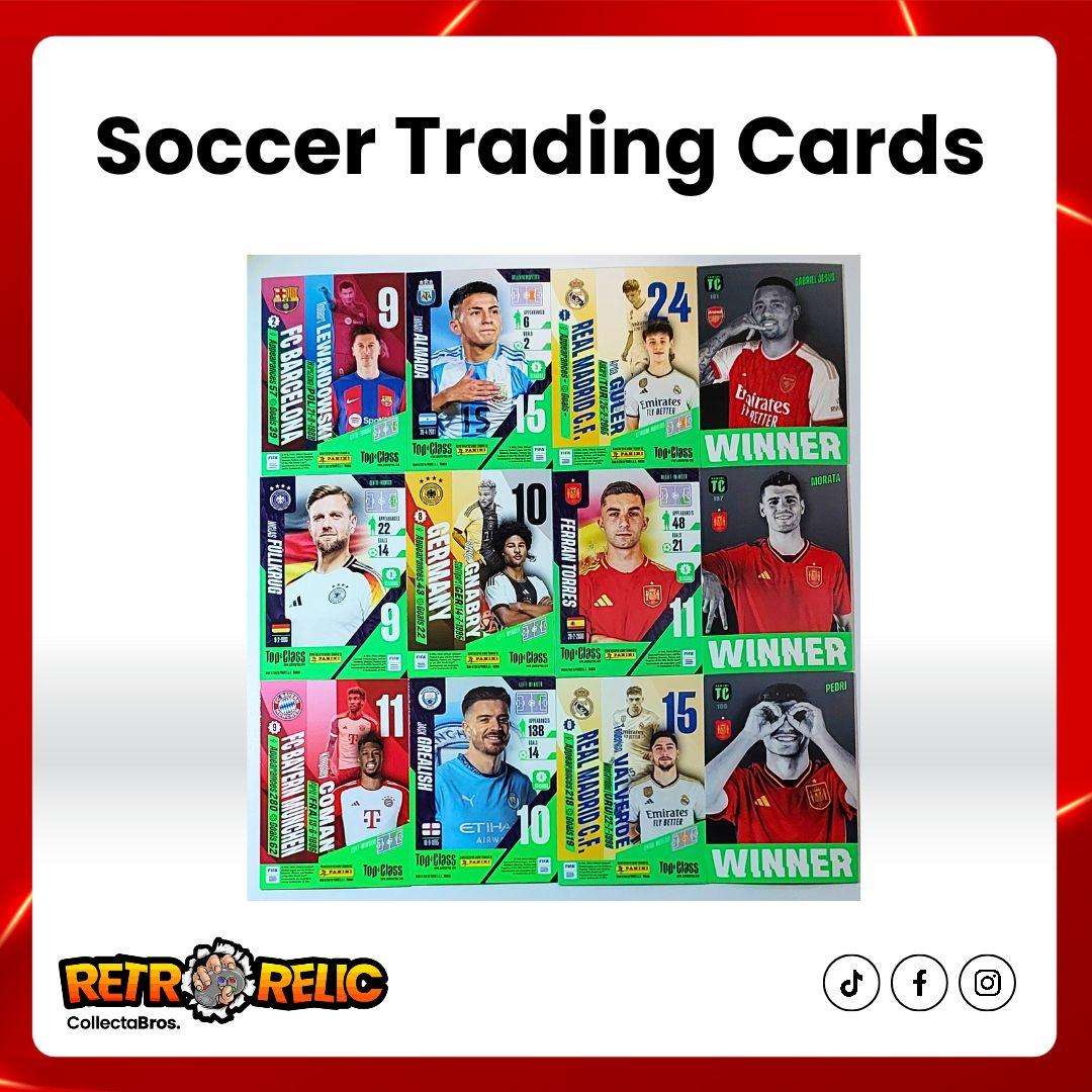 Panini Soccer Trading Cards + Card Holder Tin!