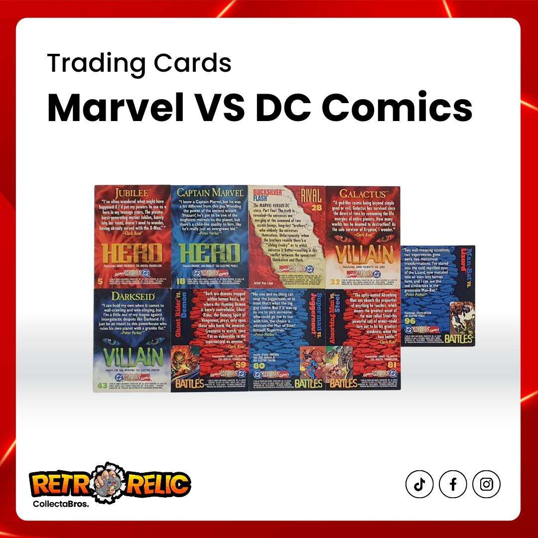 Marvel vs DC Trading cards