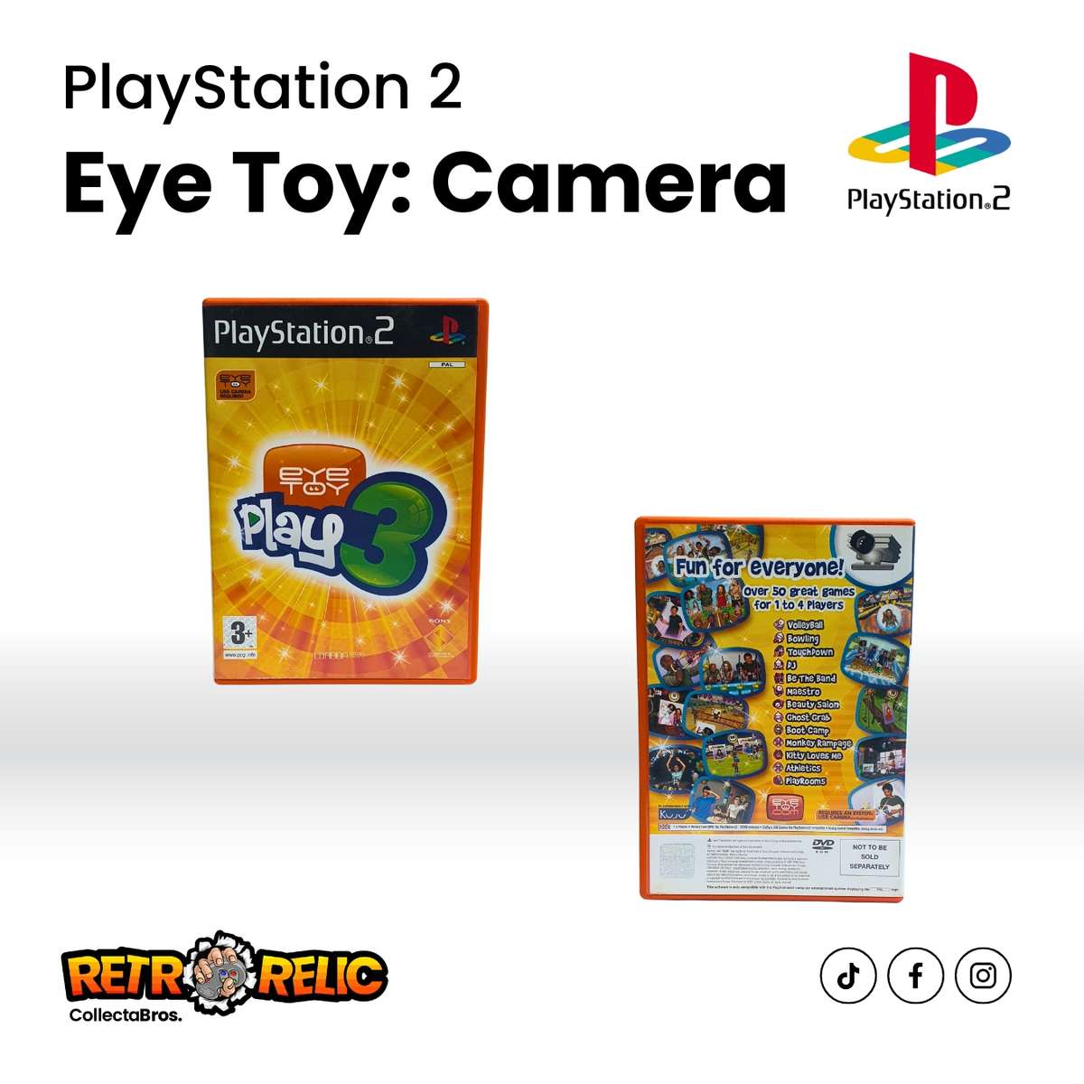PlayStation Two Eye Toy Bundle Pre-Owned