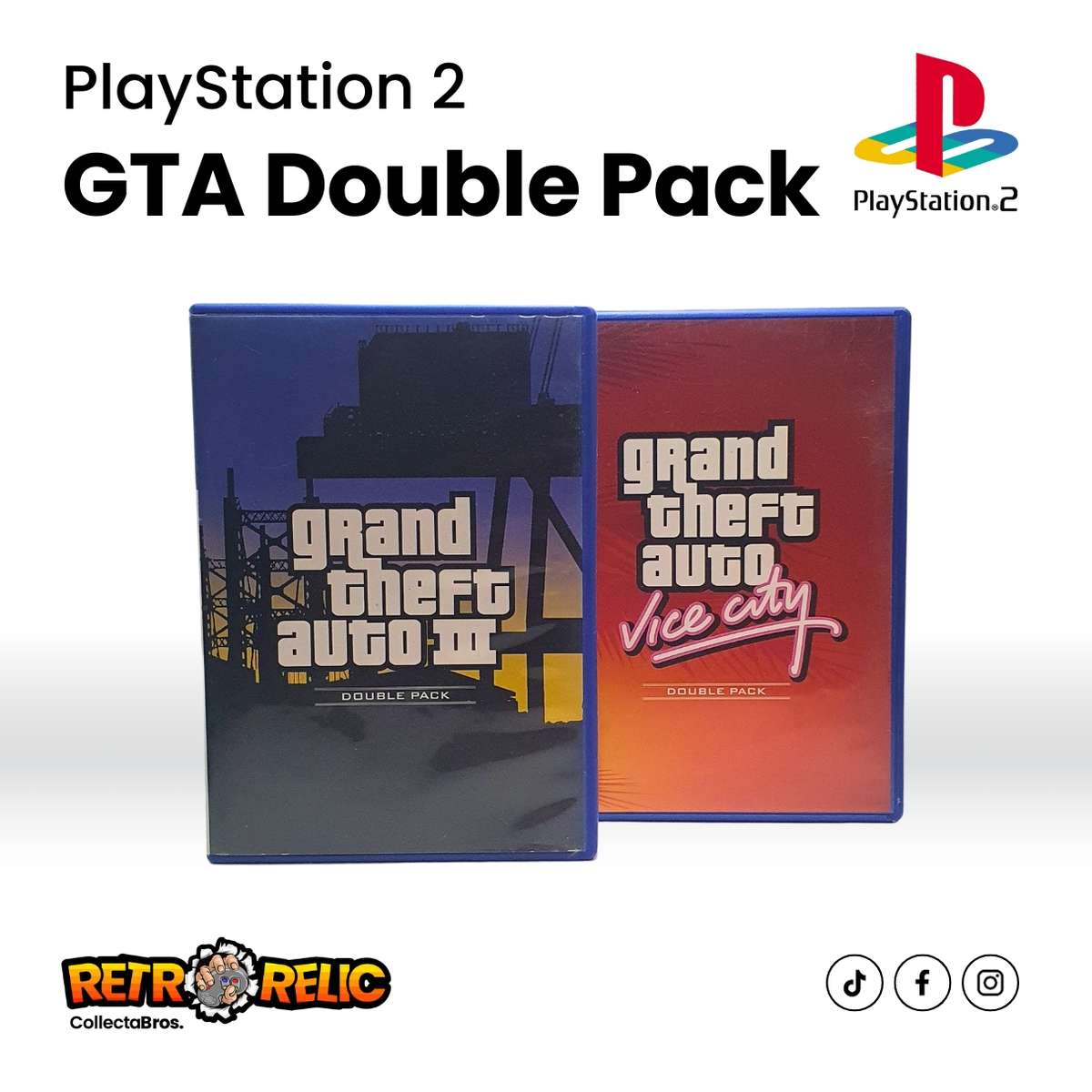 PlayStation Two  Grand Theft Auto Double Pack