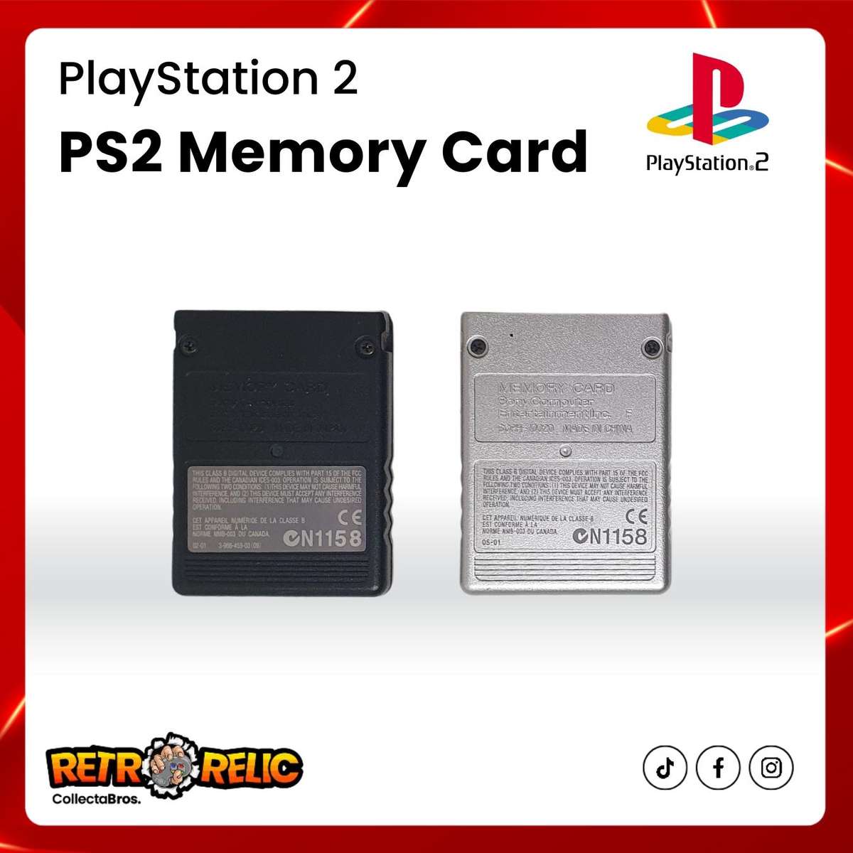 PS2 Memory Cards
